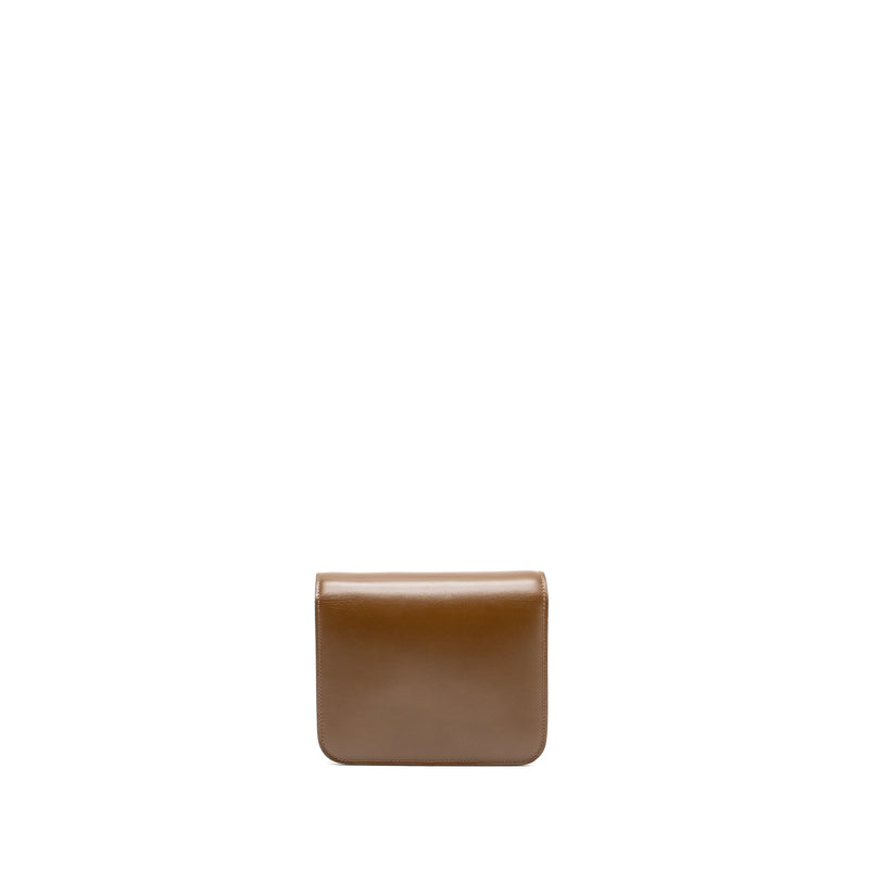 Celine Teen classic box bag calfskin brown GHW