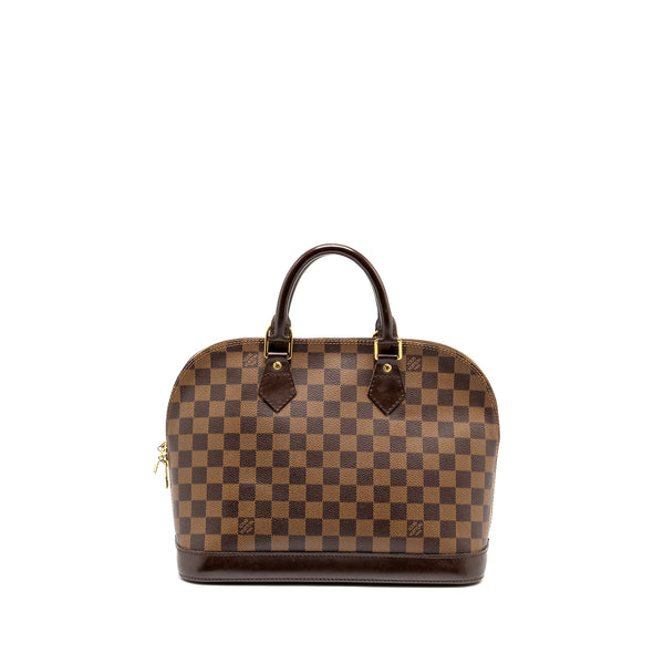 Louis Vuitton Alma PM Damier Ebene Canvas GHW