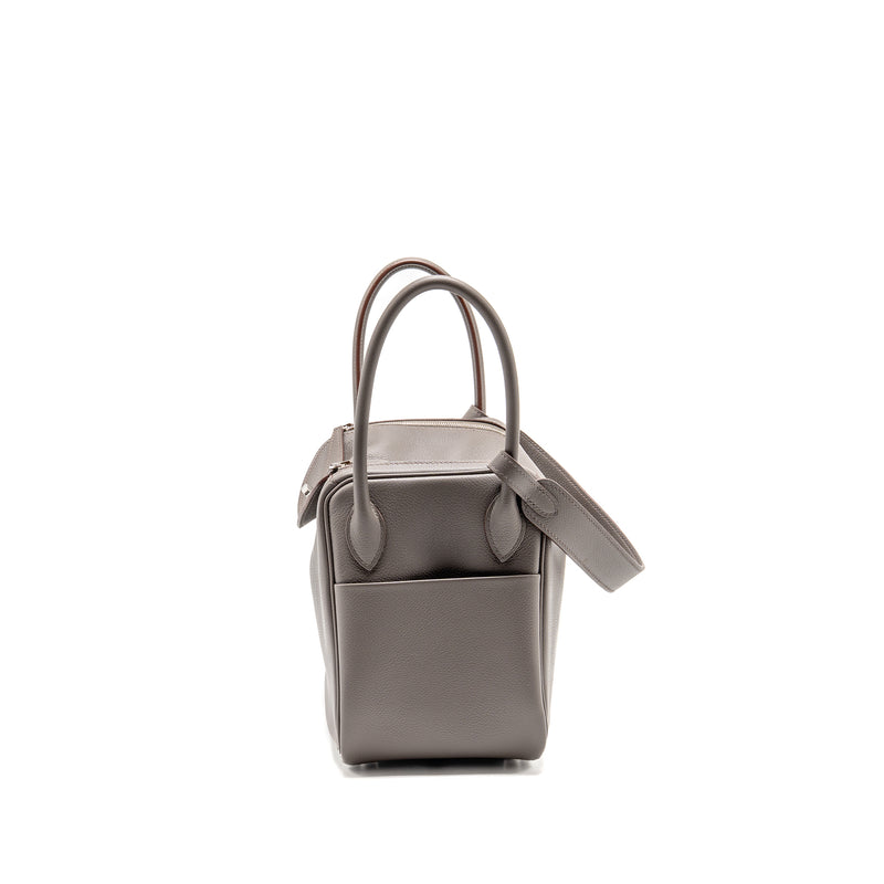 Hermes Lindy 26 Evercolor 8F Gris Etain SHW Stamp Z