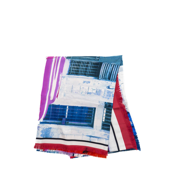 Chanel Coco Cuba Maxi Scarf Silk Multicolour