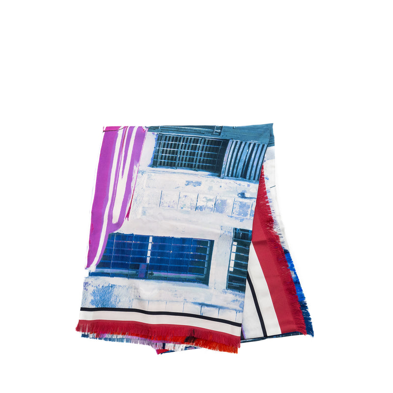 Chanel Coco Cuba Maxi Scarf Silk Multicolour