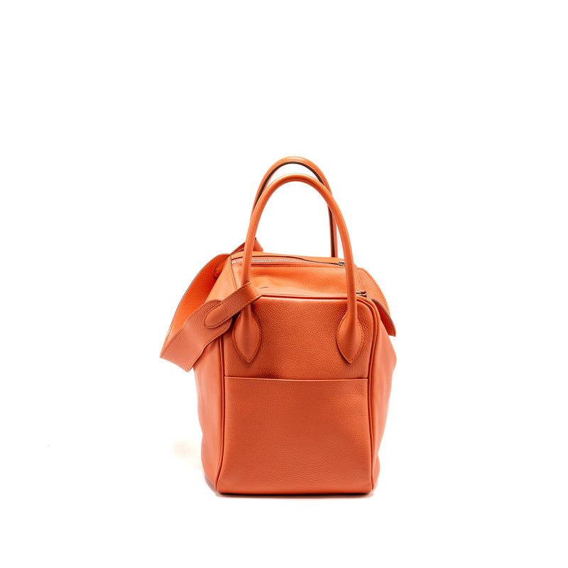 Hermes Lindy 34 Evercolor L5 Crevette SHW Stamp Square R