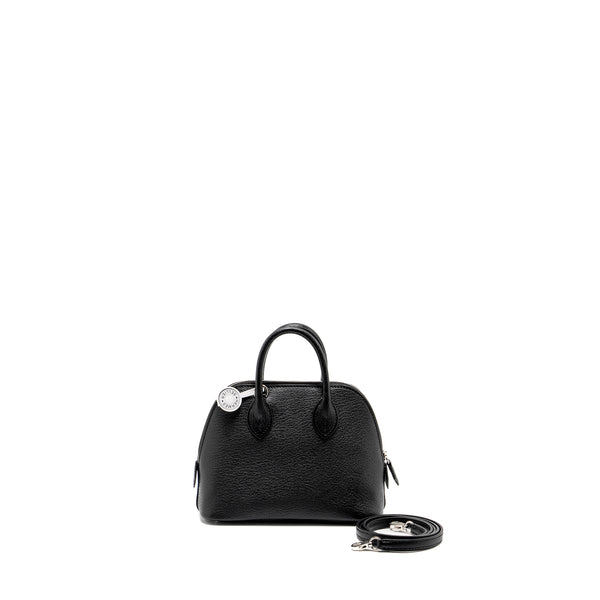 Hermes Mini Bolide Chèvre Mysore Black SHW Stamp W