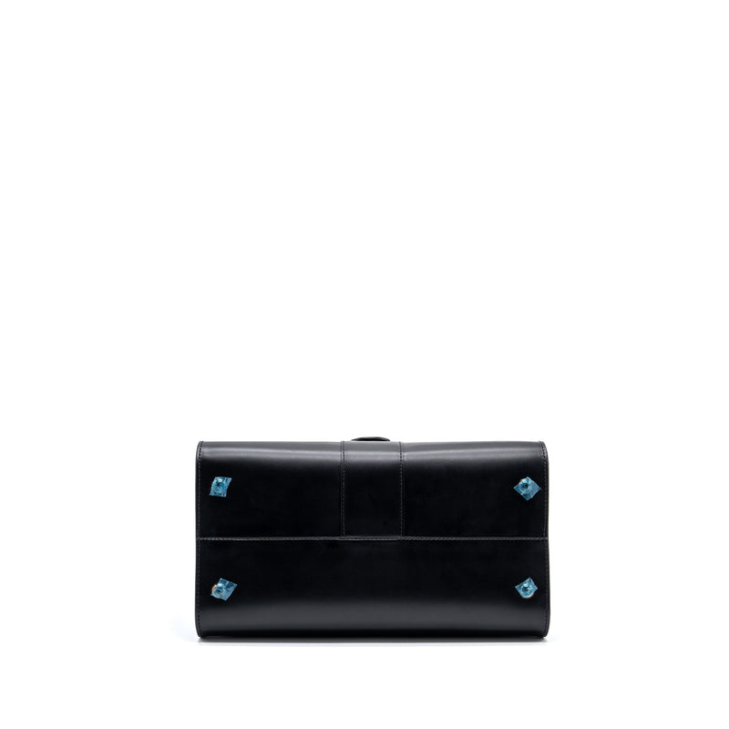 Delvaux L’Humour Brilliant CECI N’EST PAS UN DELVAUX BAG Box Calfskin Black SHW