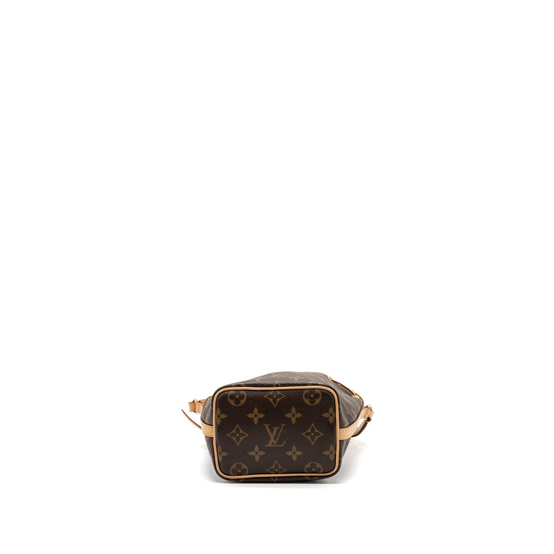 Louis Vuitton Nano Noe Monogram Canvas GHW