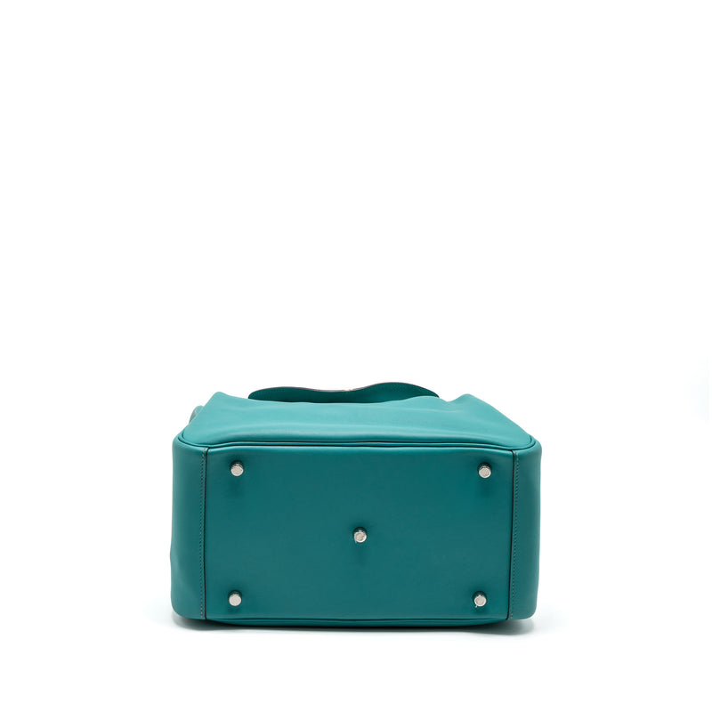 Hermes Lindy 30 Swift 7F Blue Paon SHW Stamp X