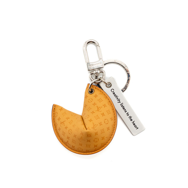 Louis Vuitton Fortune Cookie Bag Charm & Key Holder Yellow SHW
