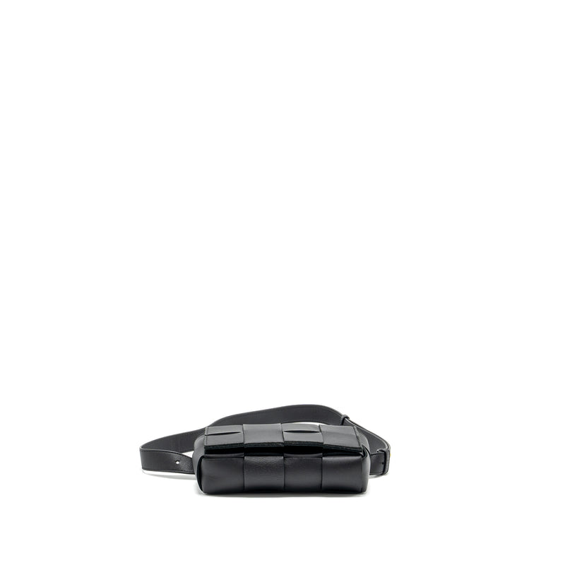 Bottega Veneta Cassette Belt Bag Lambskin Black GHW
