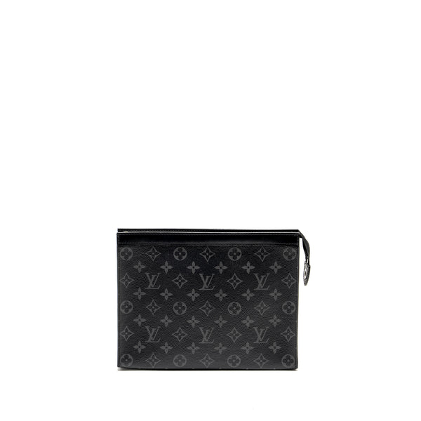 Louis Vuitton Pochette Voyage Monogram Canvas Black SHW