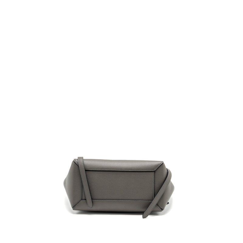 Celine Micro Belt Bag Grained Calfskin Grey GHW