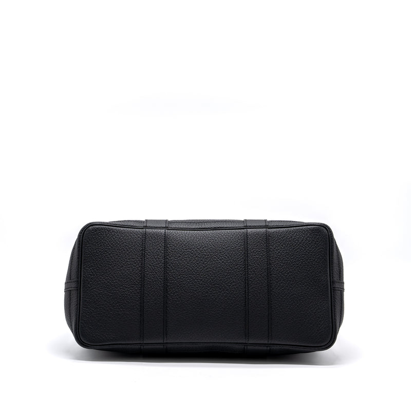 Hermes Garden Party 36 Country Black SHW Stamp X