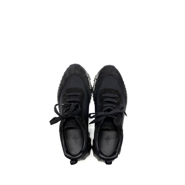 Hermes Size 44 Homme Bouncing Sneaker Mesh/Velours Black