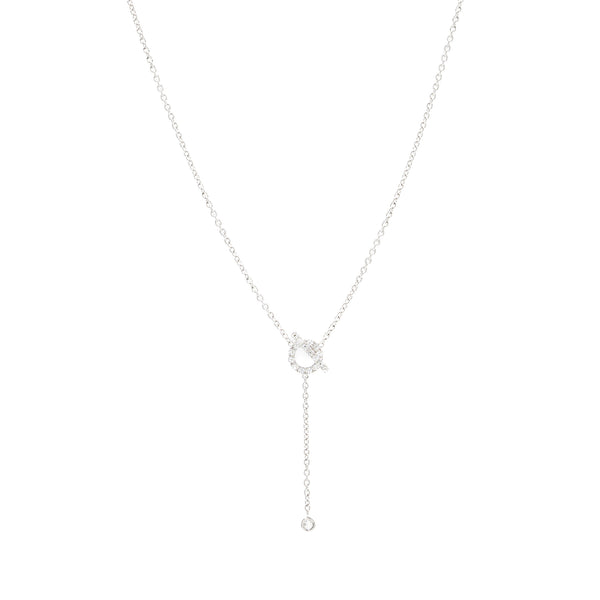 Hermes Finesse Necklace White Gold With Diamonds