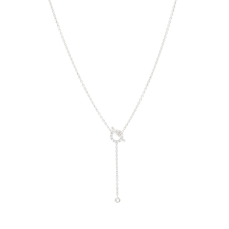 Hermes Finesse Necklace White Gold With Diamonds