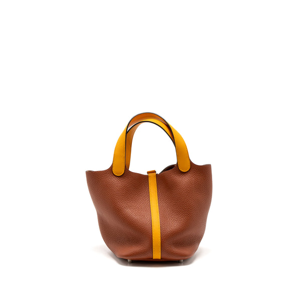 Hermes Picotin 18 Lock Bag Clemence Multicolour SHW Stamp X