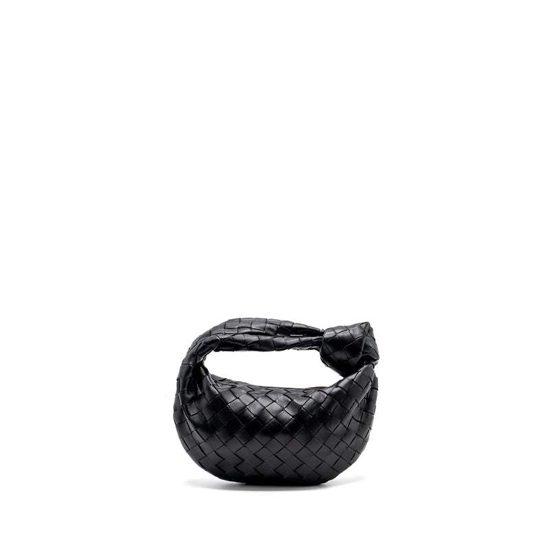 Bottega Veneta Mini Jodie Lambskin Black SHW