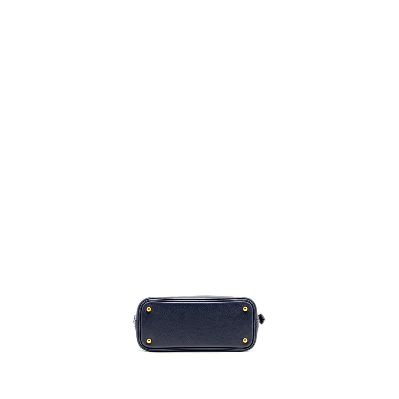 Hermes Mini Bolide Evercolor Blue Nuit GHW Stamp B