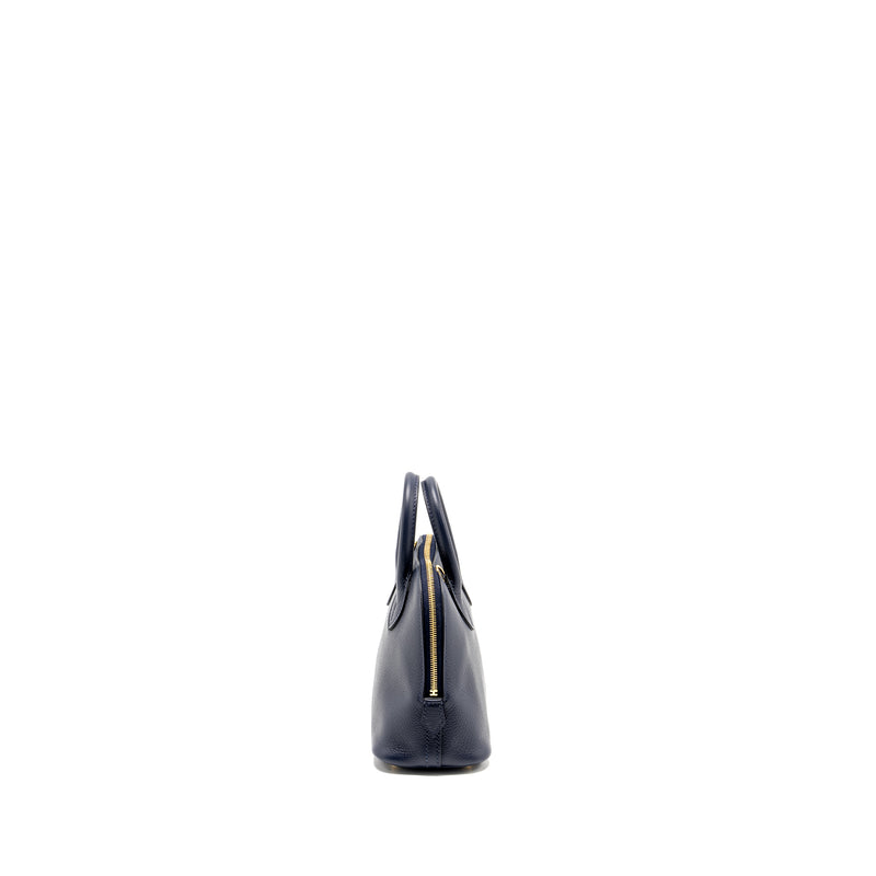 Hermes Mini Bolide Evercolor Blue Nuit GHW Stamp B