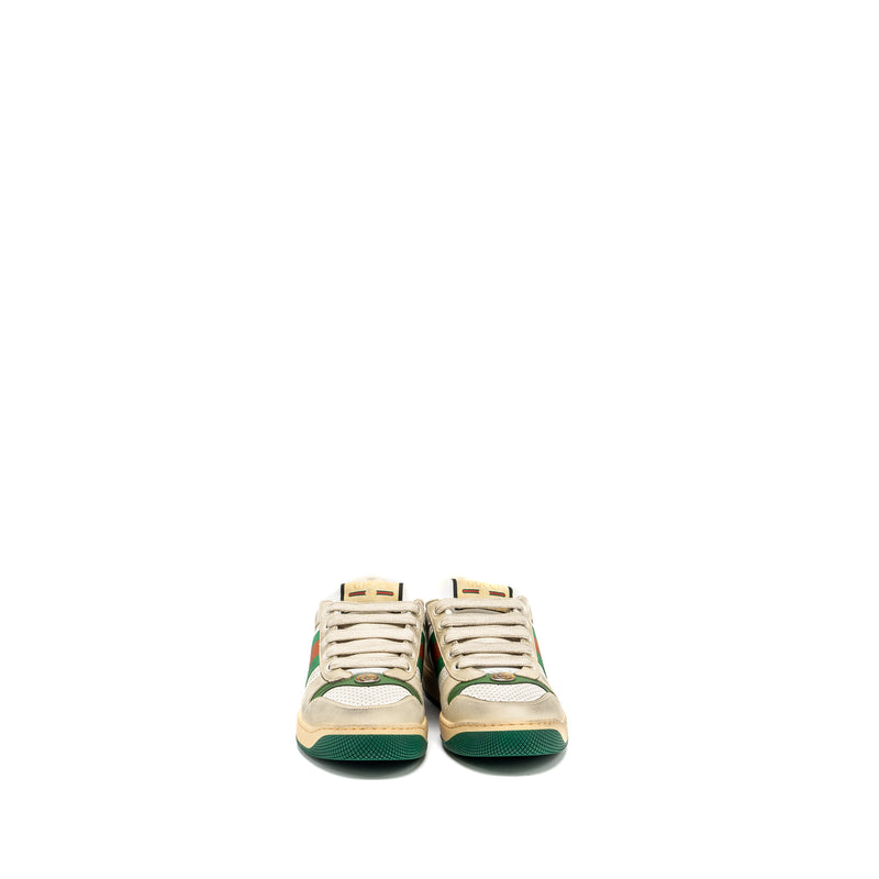Gucci size 38 women’s Screener Leather Trainer / sneakers multicolour