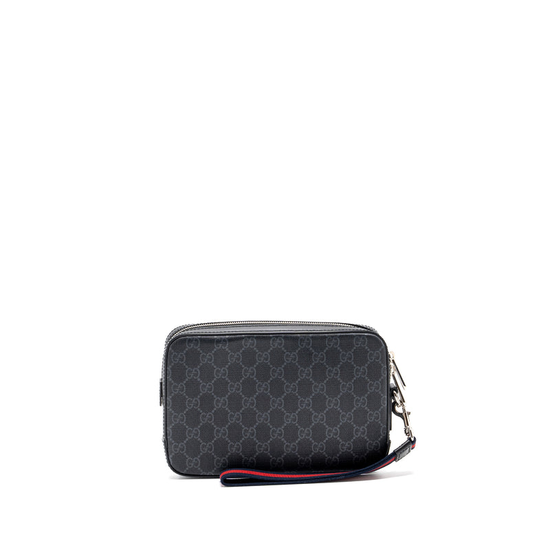 Gucci Clutch GG Supreme canvas Black SHW