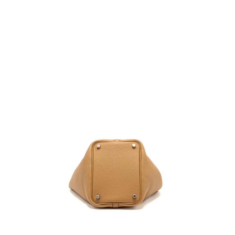 Hermes picotin 18 lock bag clemence biscuit SHW Stamp U