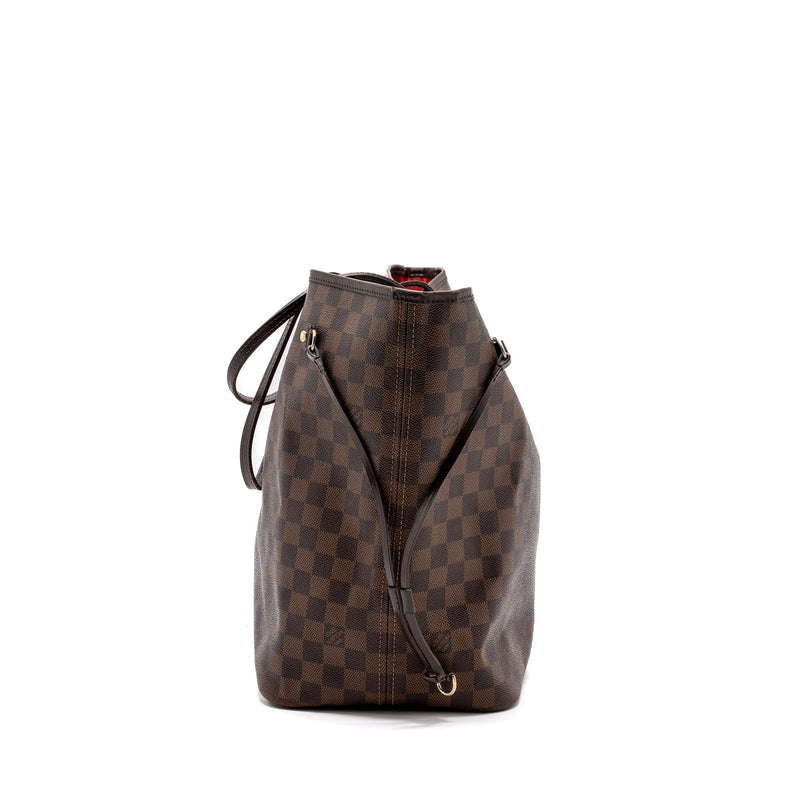 LOUIS VUITTON NEVERFULL DAMIER EBENE GM GHW