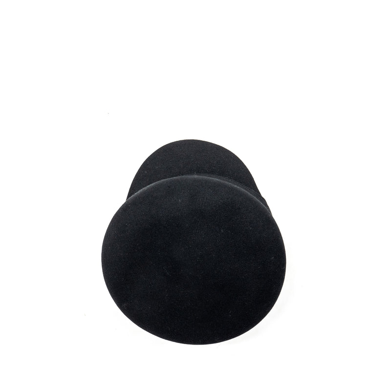 Dior Size 57 Beret Hat Rabbit Hair/Silk Black