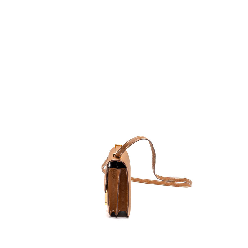 Hermes Mini Constance Epsom Gold GHW Stamp B (New Version)
