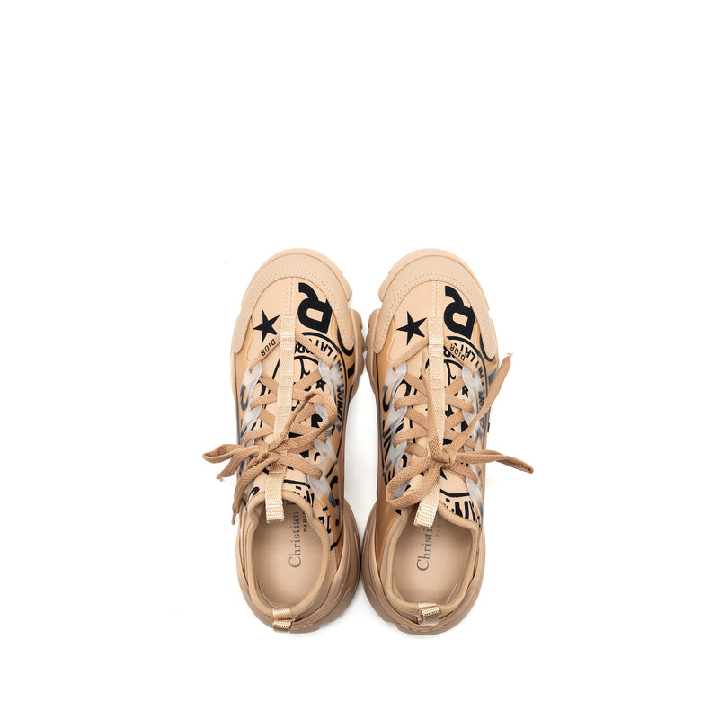 Dior Size 38 D-Connect Sneaker Multicolour/Beige