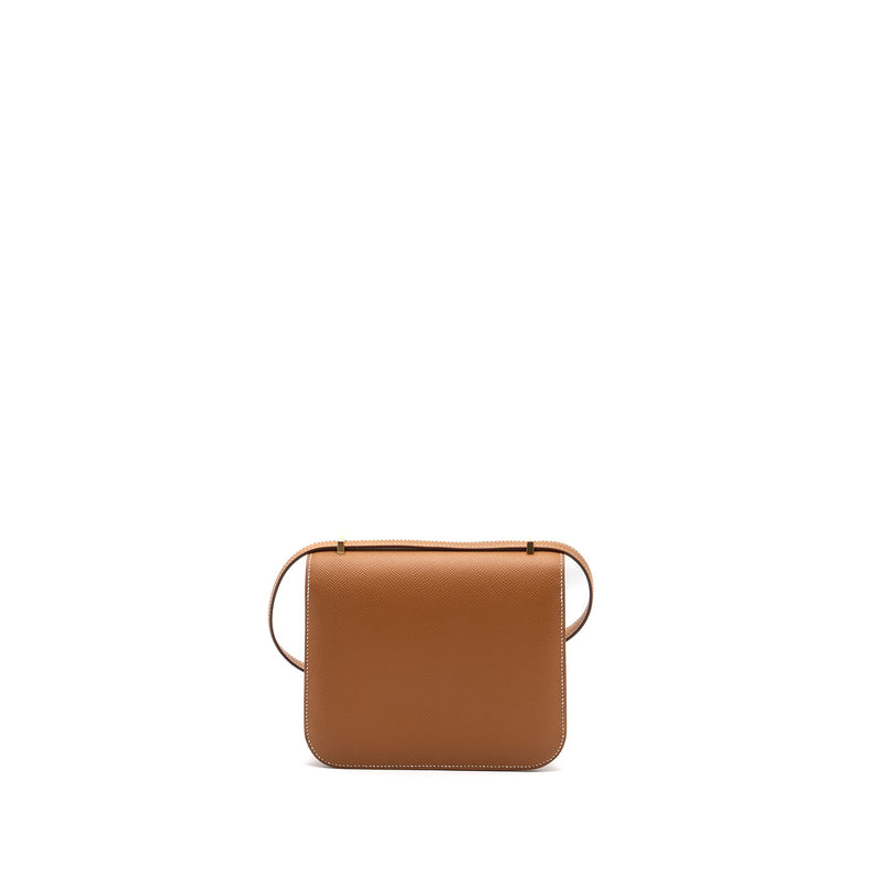Hermes Mini Constance Epsom Gold GHW Stamp B (New Version)