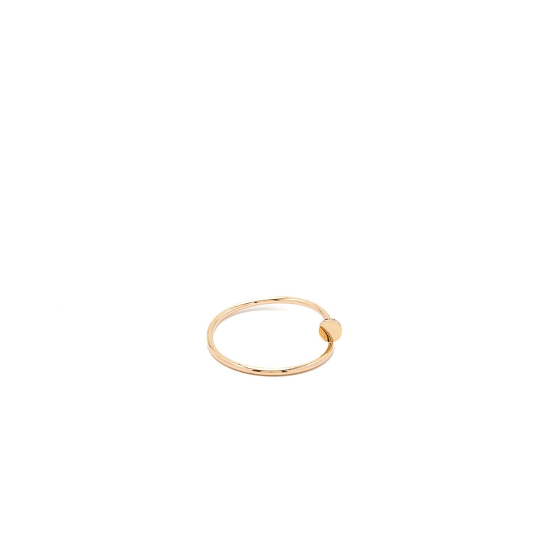 Cartier size 19 Juste en clou bracelet yellow gold diamonds