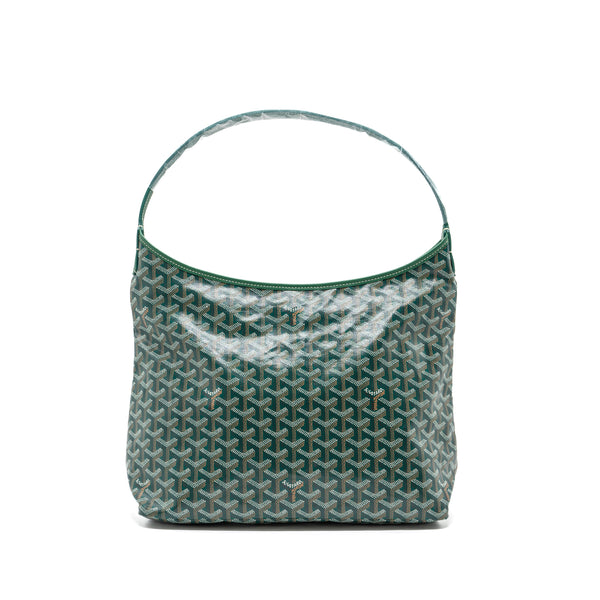 Goyard Boheme Hobo bag goyard line canvas / calfskin green SHW