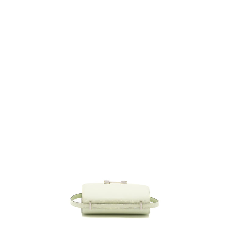 Hermes Mini Constance Epsom Vert Fizz SHW Stamp U