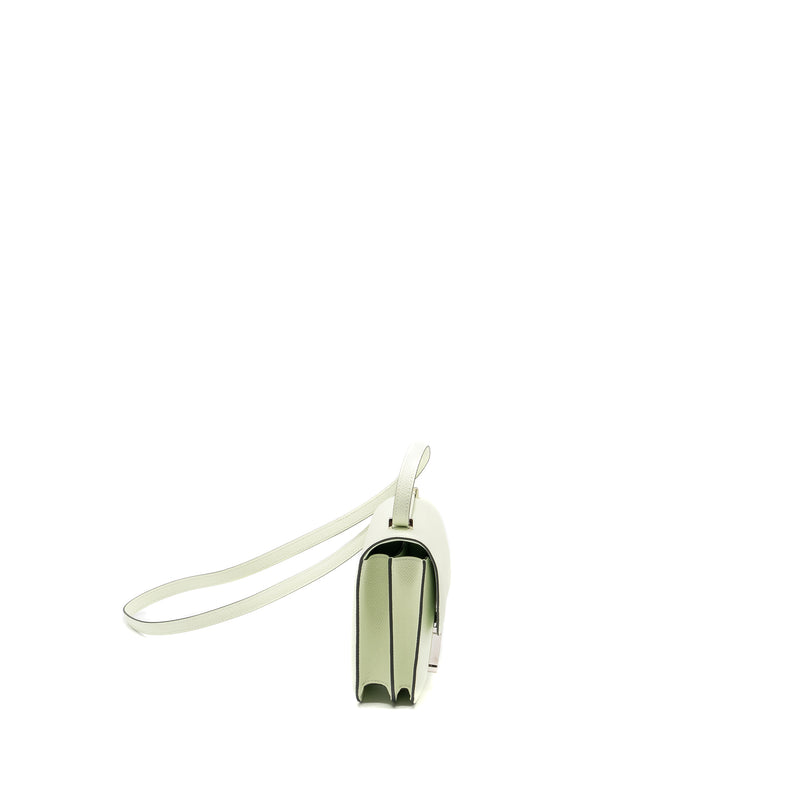 Hermes Mini Constance Epsom Vert Fizz SHW Stamp U