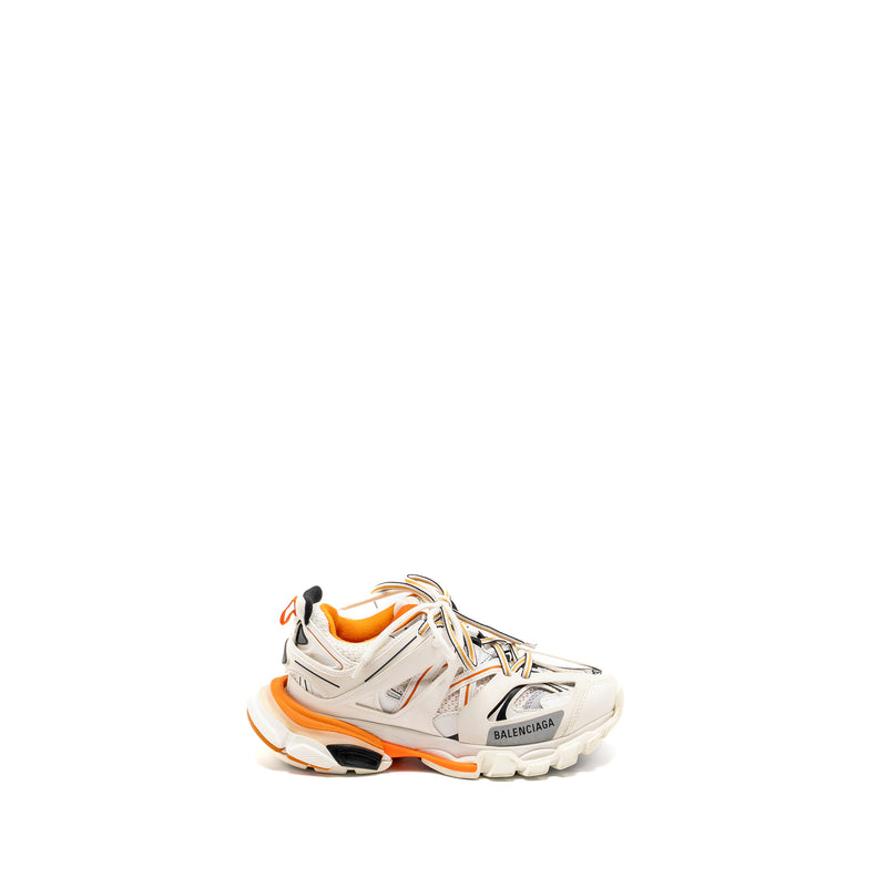 Balenciaga Size 37 Track Sneakers White/Orange