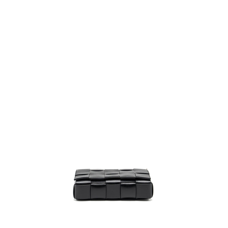 Bottega Veneta Small Cassette Leather Black SHW