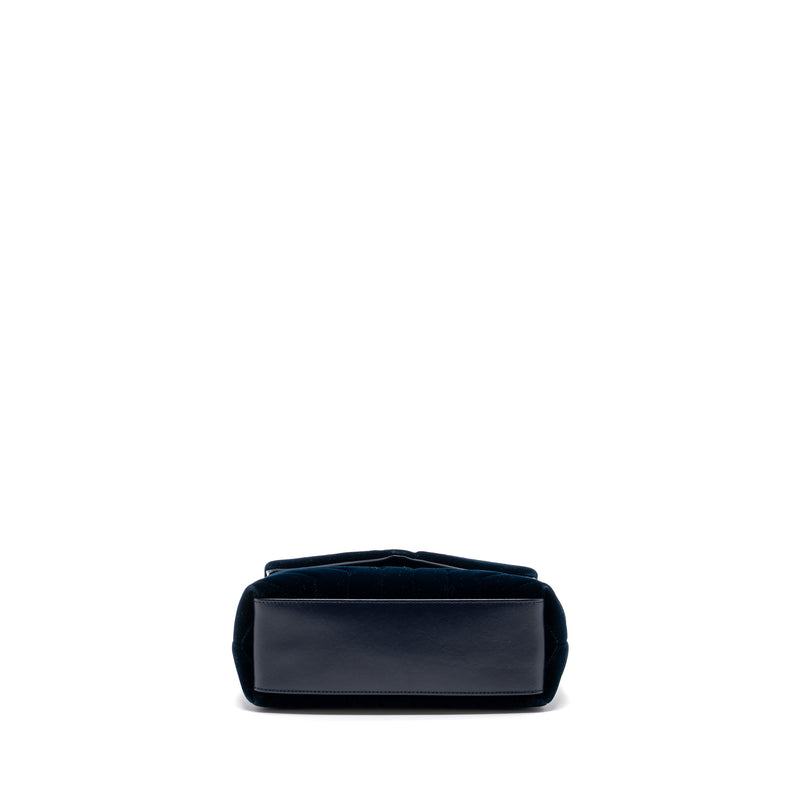 Saint Laurent /YSL Medium Lou Lou In Velvet Blue GHW