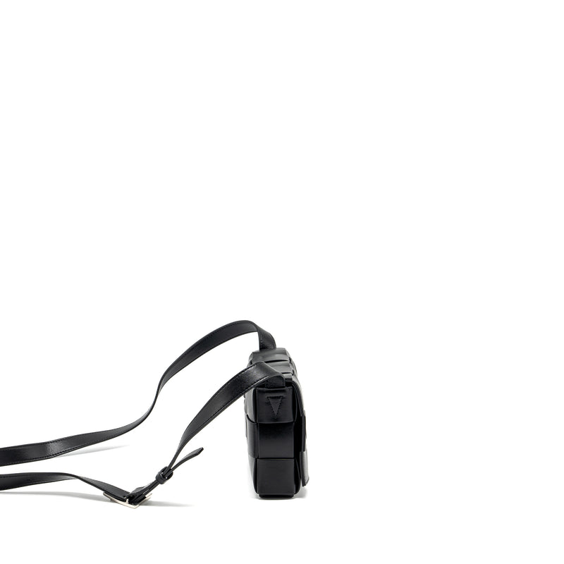 Bottega Veneta Small Cassette Leather Black SHW