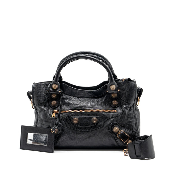 Balenciaga giant city bag leather black RGHW