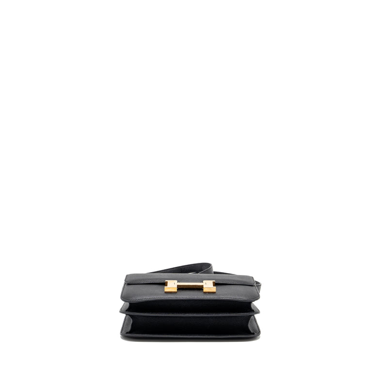 Hermes Constance 24 epsom black RGHW Stamp A