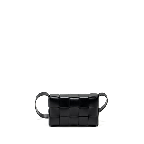 Bottega Veneta Small Cassette Leather Black SHW