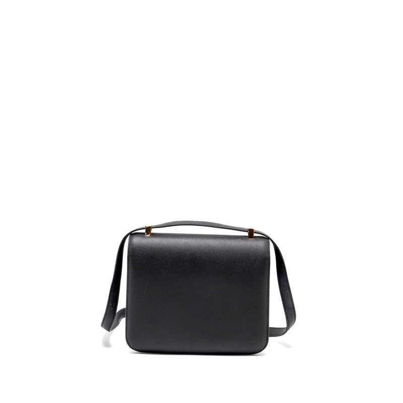 Hermes Constance 24 epsom black RGHW Stamp A