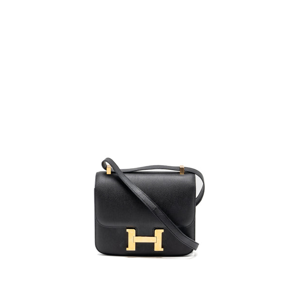 Hermes Constance 24 epsom black RGHW Stamp A