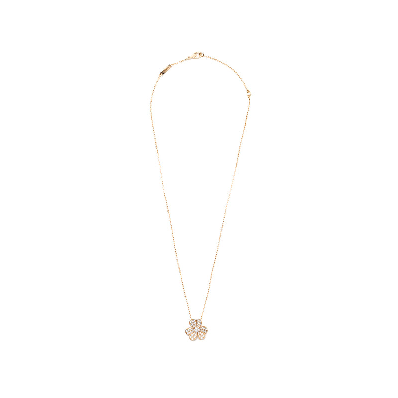 Van Cleef & Arpels Frivole Pendant Rose Gold With Diamonds