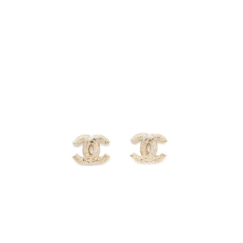 CHANEL Yellow Gold and Diamond Camélia Earrings | Harrods UK