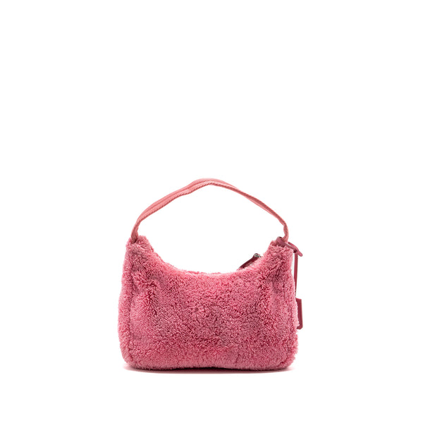 Prada Re-Edition 2000 Terry Mini Bag Pink SHW