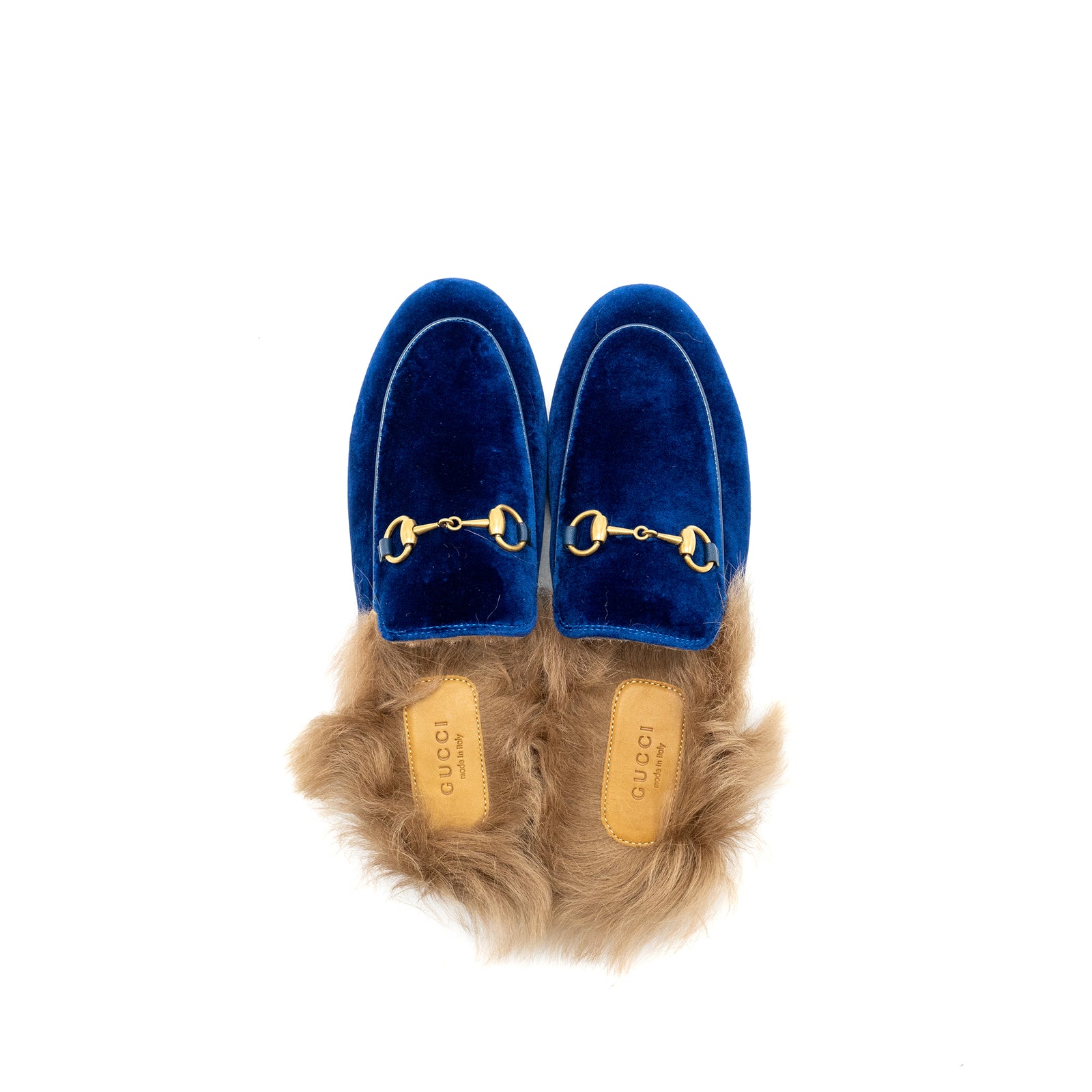 Gucci slippers blue online