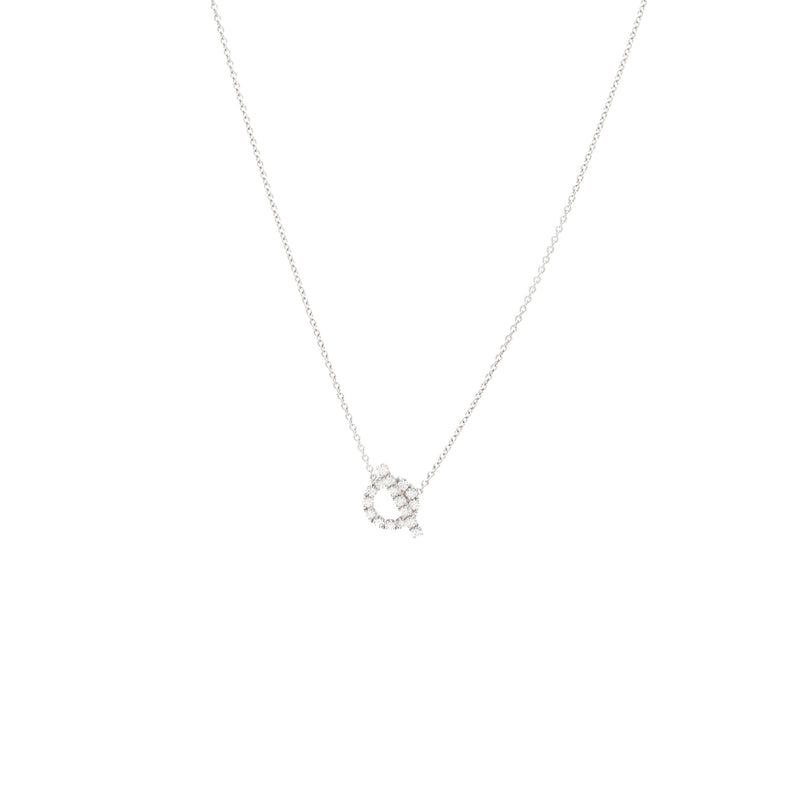 Hermes Finesse Necklace White Gold Diamonds