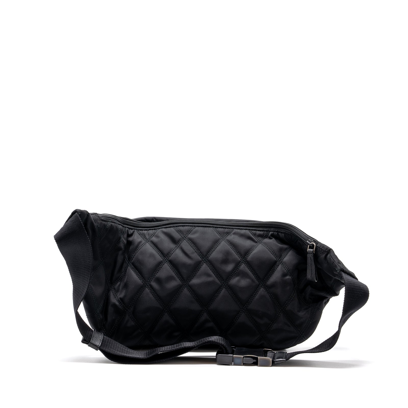 Prada Bum Bag Nylon Black SHW