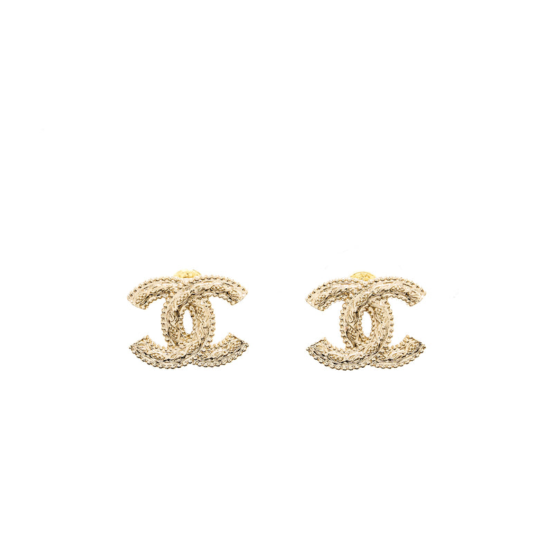 Chanel CC logo earring LGHW